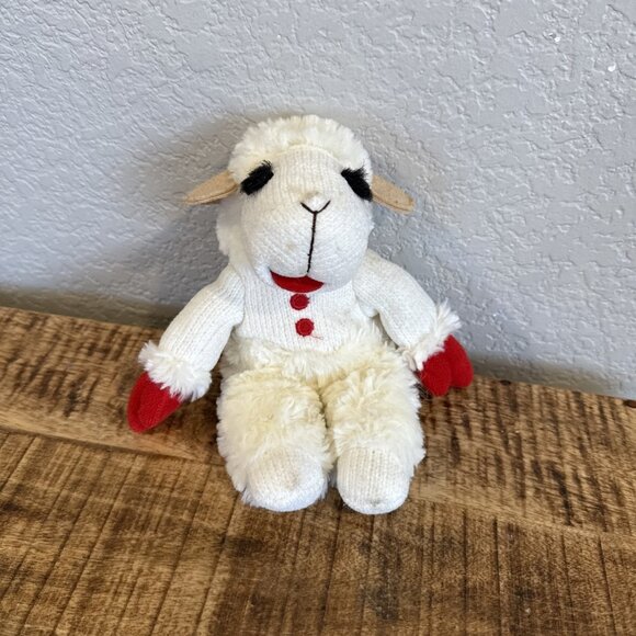 Lamb Chop Plush Aurora 2001 PBS Classic 9 Inch Bean Stuffed Animal Lambie - Picture 2 of 9